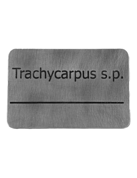 Placa de aluminio personalizada para plantas. Solo placa.